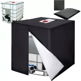  POKLOPAC ZA REZERVOAR MAUZER 1000L, CRNI, VELIKI, JAK