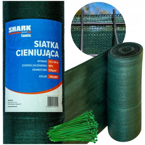 MREŽICA ZA SJENJENJE 1,5x50m MASKIRNA OGRADA ZA OGRADU 90% GREEN