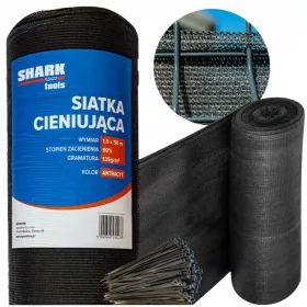   MREŽICA ZA SJENJENJE 1,5x50m MASKIRNA OGRADA ZA OGRADU 90% ANTRACIT