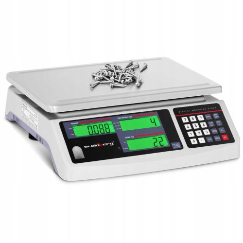 Elektronička vaga za trgovačke potrebe 30 kg x 1 g Steinberg SBS-PW-301CC