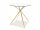 Signal GLAMOUR okrugli stol 80 x 80 x 75cm zlatni