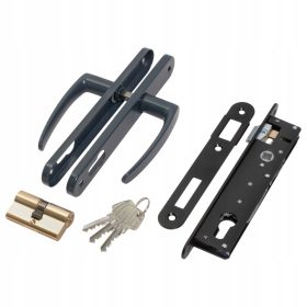 KAPIJA GARNITURA, BRAVA, RUČICA, ANTRACIT ULOŽAK