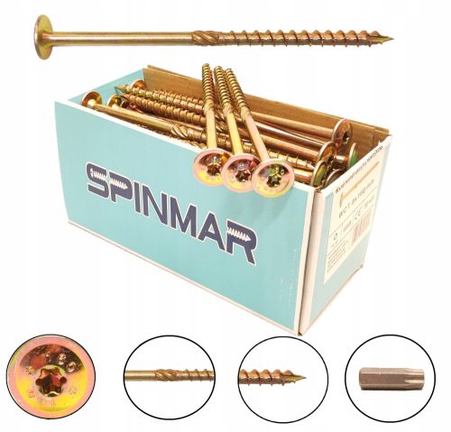 SPINMAR vijci za drvo 8 x 240 mm 50 kom.