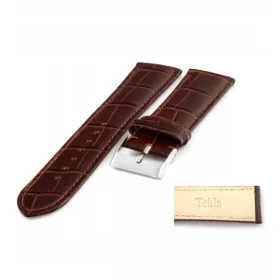 Krokodilski kožni remen za sat Tekla T-04.02 18 mm