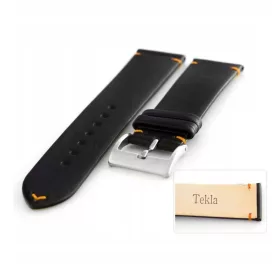   TEKLA T-046.01O 18 mm kožni remen za sat s bočnim prošivanjem