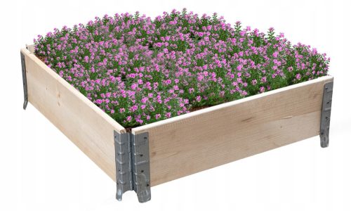 Mini staklenik 80 cm x 60 cm drvo