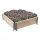 Mini staklenik 80 cm x 60 cm drvo