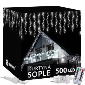  Springos icicle svjetlosna zavjesa 501 - 1000 svjetla