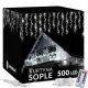  Springos icicle svjetlosna zavjesa 501 - 1000 svjetla