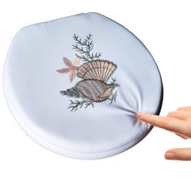 Luksuzna WC daska Retoo MODERN, bijeli poliester