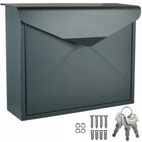   Premium Antracit Mat Euro-box sa 3 ključa za velike pošiljke C4