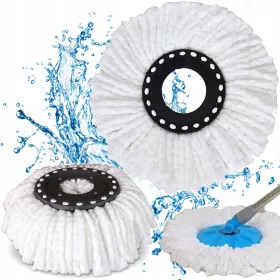   Rotirajući umetak za brisanje - Set od 10 zamjenskih vrhova za upijajući mop

️ Uživajte u brzom, učinkovitom i jednostavnom čišćenju svih vrsta podova s našim setom od 10 zamjenskih vrhova za upijaj