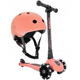 SCOOTANDRIDE Highwaykick 3 LED Hulajnoga i kaciga za djecu