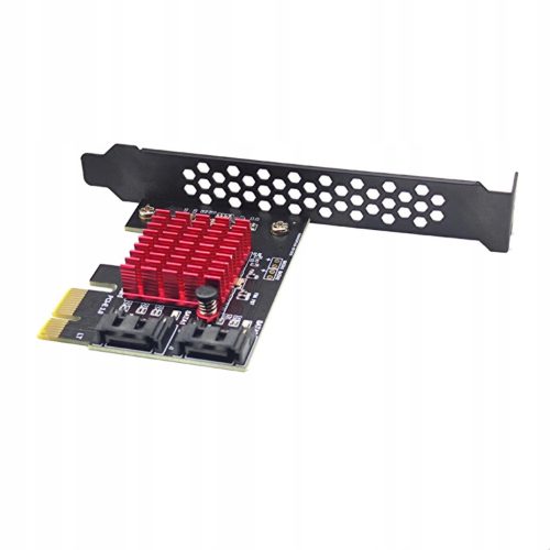 PCI Express kartica za proširenje 2 priključka, Pci E 1x Gen3 na SATA3.0, 6 Gb/s