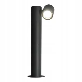   Lampa za vrt GU10 stojeca svjetiljka okrugla crna PINO 44cm IP44 POLUX