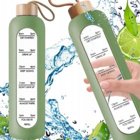    Minghaoyuan boca za piće od 1L, boca za vodu s vremenskim oznakama