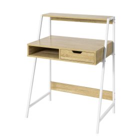   Pravokutni radni stol SoBuy Desk 81 x 50 x 100 cm, svijetla bukva