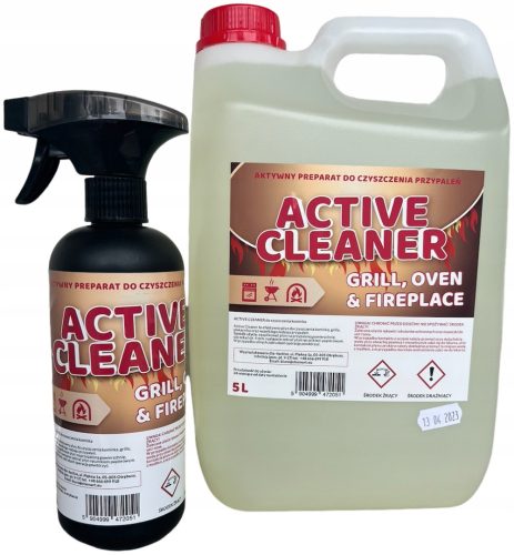 ACTIVE ČISTAČ ZA STAKLO KAMINA 5L SET + 0,5L SPREJ GRATIS