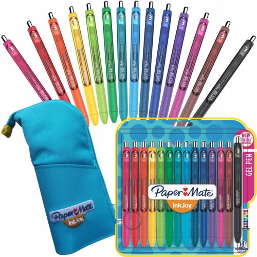 Paper Mate Set Dugopisa Inkjoy 14 Boja + Pernica