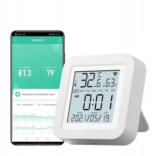 Digitalni Higrometar i Termometar sa WiFi vezom TY06
