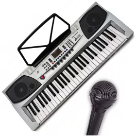   KLAVIATURA Orgulje Piano SET s mikrofonom Stalak za note SNIMKA