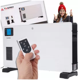   Bijela Konvektorska Grijalica TAGRED 2300W s Turbo Protokom Zraka i Daljinskim Upravljačem