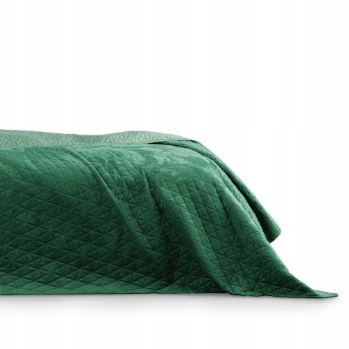 Velvet Narzuta na krevet 220x240 cm Zelena Pikovana