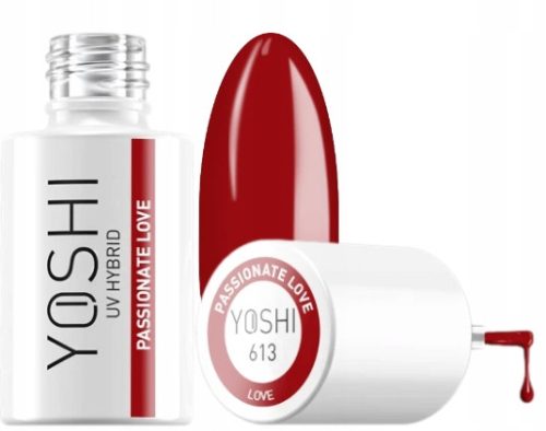 YOSHI PROFESIONALNI UV HIBRIDNI LAK ZA NOKTE STRASTVENA LJUBAV 6 Ml - 613