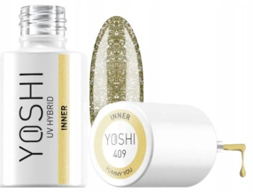 YOSHI Zlatni Brokat UV Gel za Nokte 6 ml