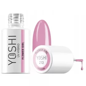   YOSHI Profesionalni UV hibridni lak za nokte Flower Girl 213 - 6 ml