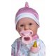 Lutka beba s mekim trbuhom, dudom i bočicom - La Baby - 40 cm