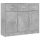  VidaXL 823012 komoda 91 x 28 x 75 cm nijanse sive