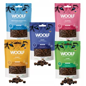 WOOLF Premium Monoprotein Cubes Assortment for Dogs 5x100g