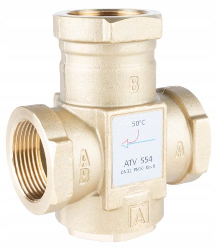 Afriso Zawor Temperaturni ATV 554, DN32, Rp1 1/4, Kvs 9, 50°C