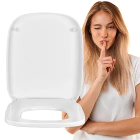 WC daska MKW DEBBA SC, bijeli duroplast