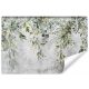 Zidna slika za dnevnu sobu Delicate LEAVES Concrete Wall Abstraction 368x254