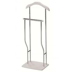 Signalna bijela metalna vješalica za odjeću