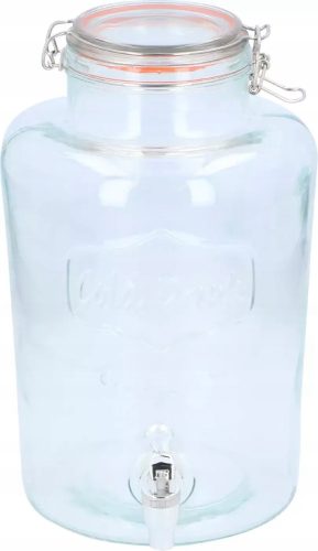 Sjajna staklenka s pipom za vodu, piće, limunadu, CUISINE ELEGANCE 8L