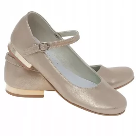 Miko zlatne balerinke, ekološka koža, veličina 34