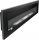 Crni biokamin Archikart viseći sa staklom 120 x 40 x 12 cm