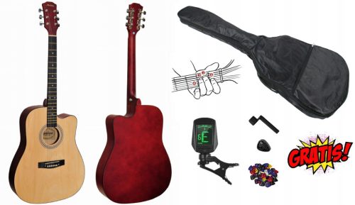 Montana MA-100NTG Dreadnought akustična gitara s dodatnom opremom