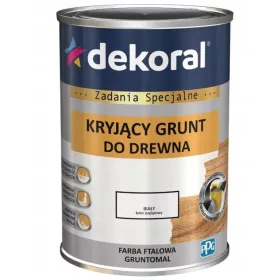 Bijela premazna boja za drvo Dekoral 10L