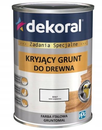 Bijela premazna boja za drvo Dekoral 10L