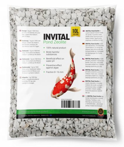 INVITAL Pond Zeolit za ribnjake 10l
