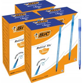 BIC Plavi Kemijska Olovka ROUND STIC CLASSIC, 1mm x 240 KOM