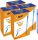 BIC Plavi Kemijska Olovka ROUND STIC CLASSIC, 1mm x 240 KOM