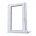 Visokokvalitetni PVC prozor 40 x 60 / 400 x 600 lijevi ru bijeli 24h