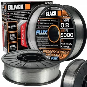 DRUT ZA VARENJE SAMOZAŠTIĆENA 0,8MM 5KG FLUX CRNA