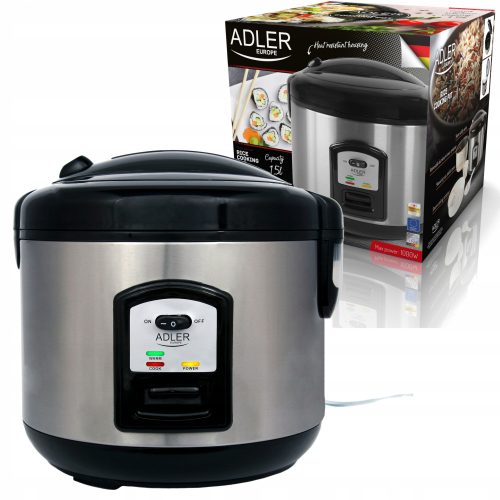 ADLER Profesionalni Lonac za Kuhanje Riže AD 6406 1,5 L Srebrni