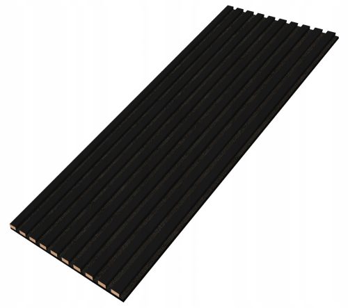 Zidne letvice dekorativni paneli na FELT 10 crni mat 275cm x46cm